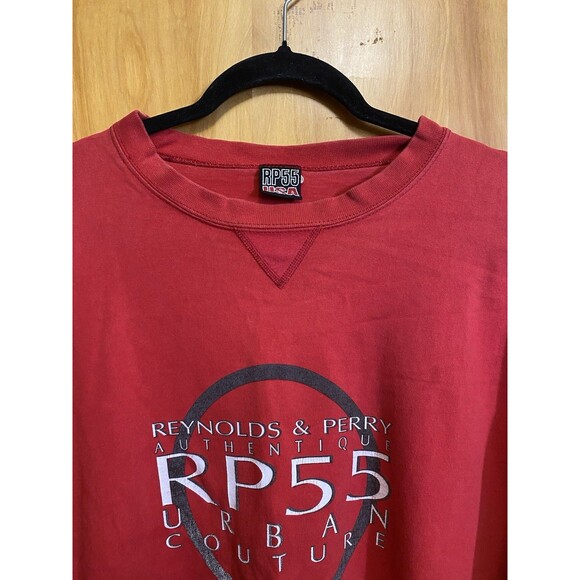 Vintage, RP55 Red, REYNOLDS & PERRY -USA Long Sleeve Shirt Men's XXL Pullover - Picture 3 of 11